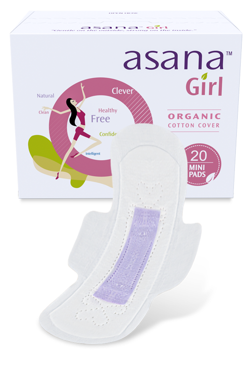 Asana Girl Mini Period Panties for Small Girls, Tweens and Teens