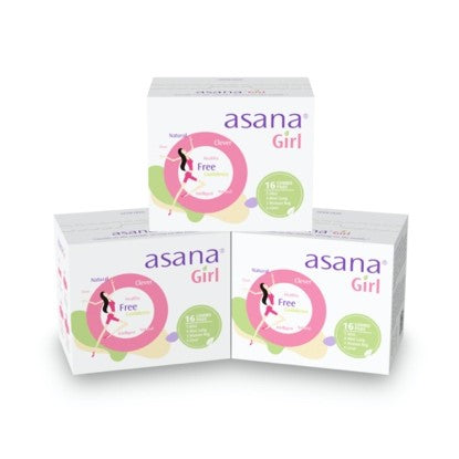 asana girl teen combo pads starter pack