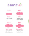 Asana Girl Teen MINI Pad with Wings
