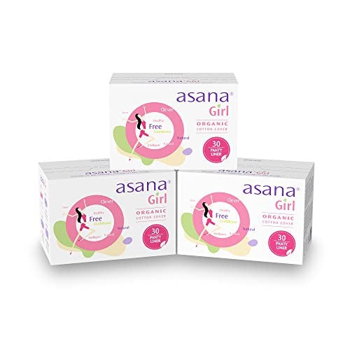 Asana Girl Teen PANTY LINER with Organic Cotton Cover